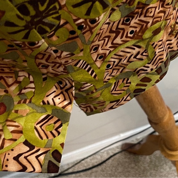 90s Dress Barn Vintage Geometric Print Sheath Dress - Picture 4 of 7